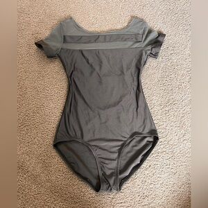 Women’s gray/silver leotard